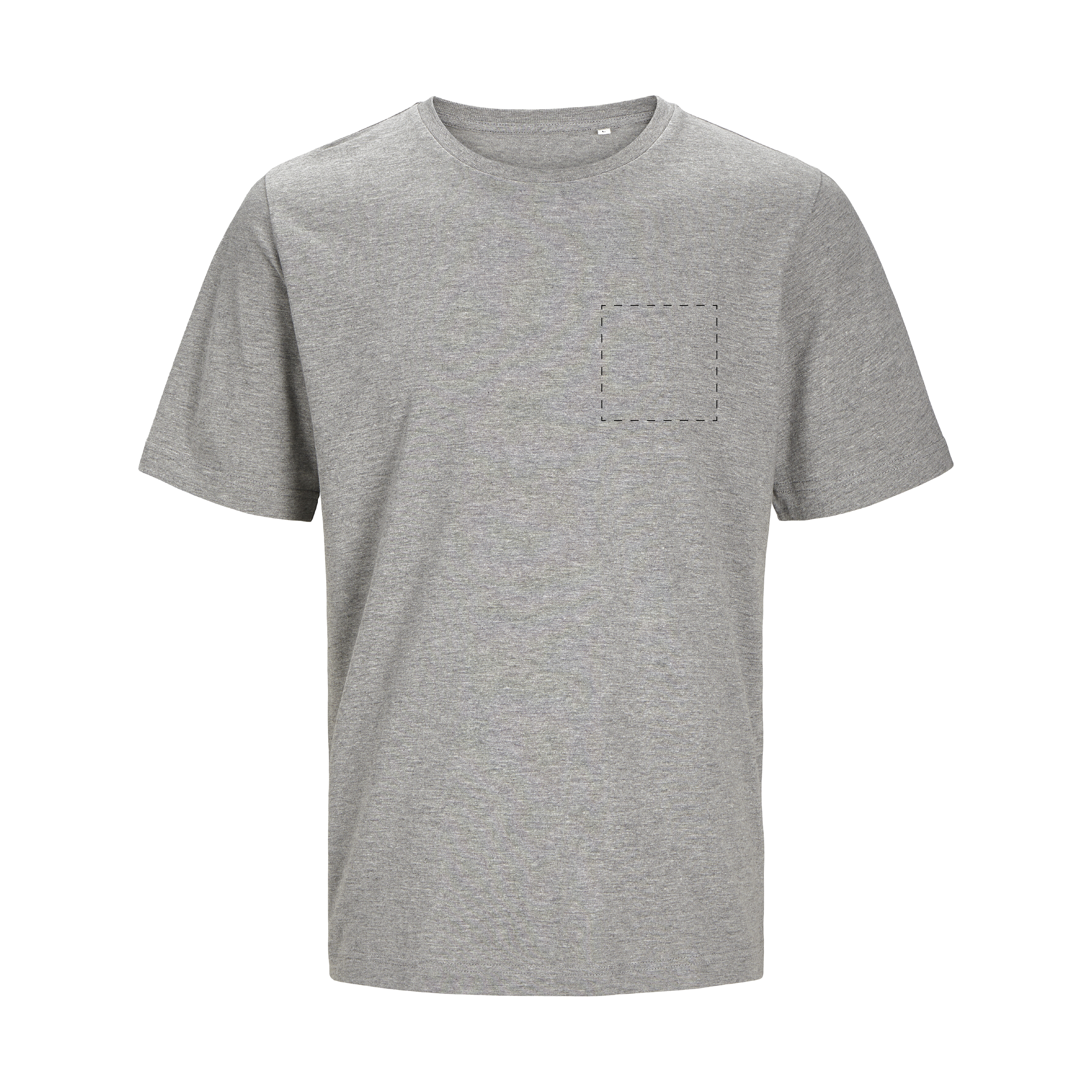 Jack & Jones Oversized Unisex T-shirt - Licht grijs mel