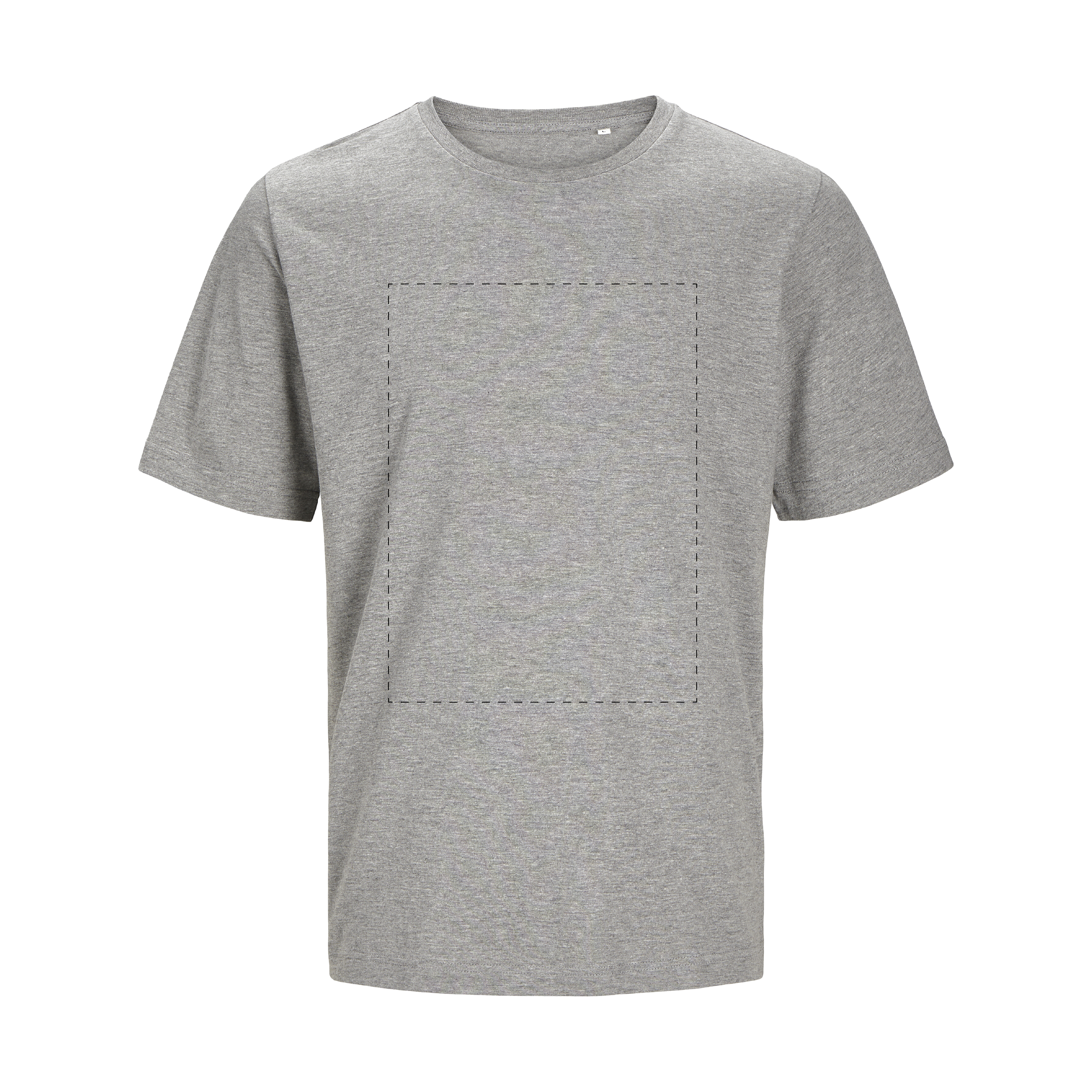 Jack & Jones Oversized Unisex T-shirt - Licht grijs mel