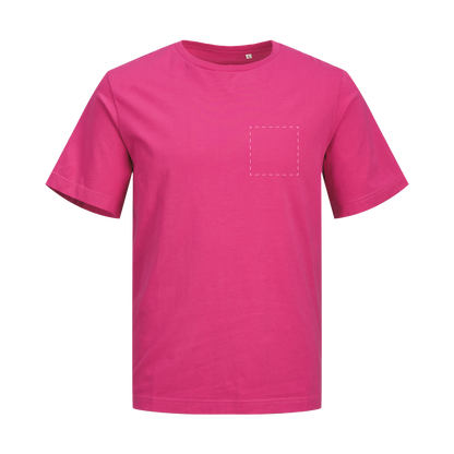 Jack & Jones Oversized Unisex T-shirt - Fuchsia