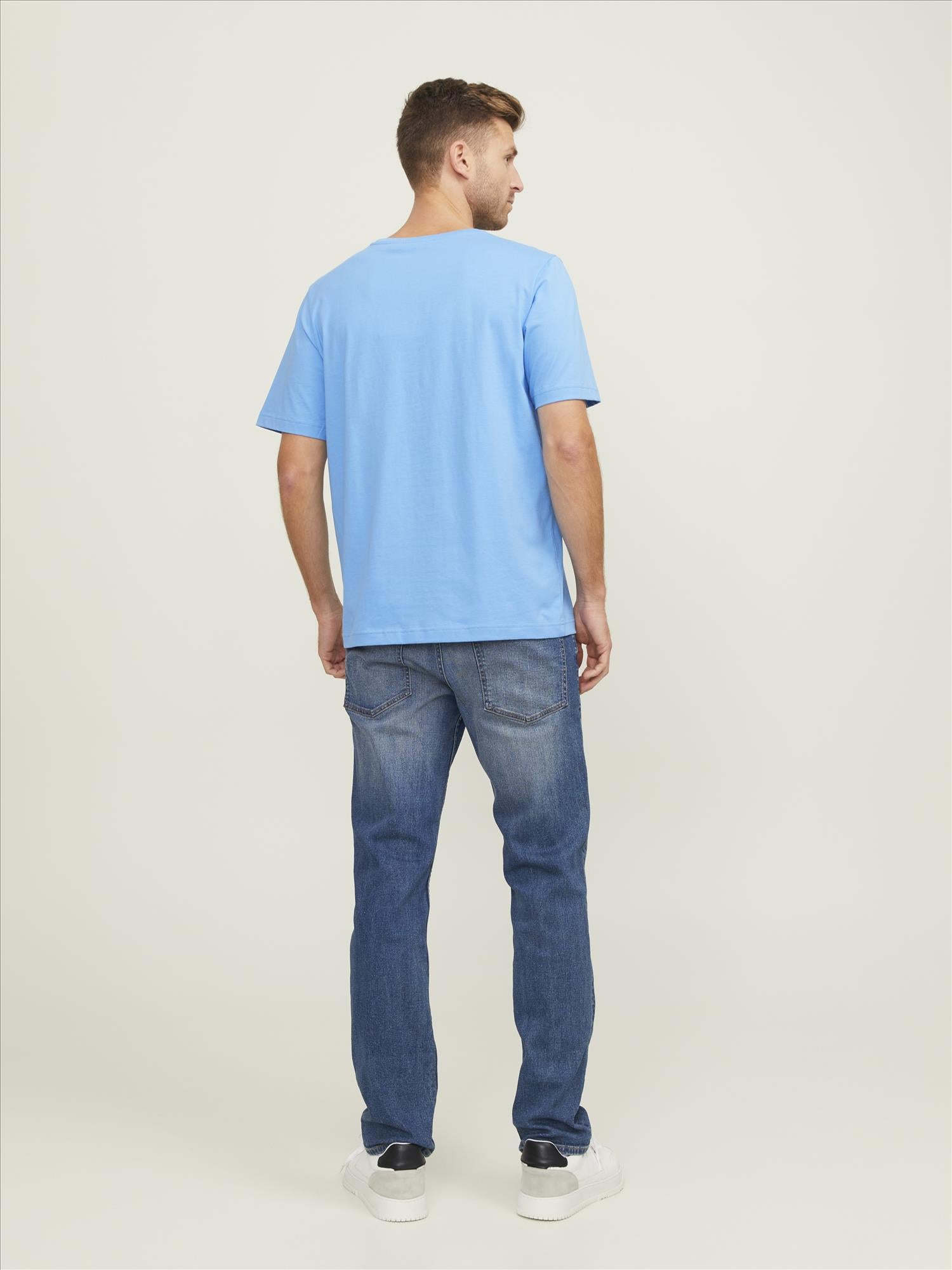 Jack & Jones Oversized Unisex T-shirt - Azure Blauw