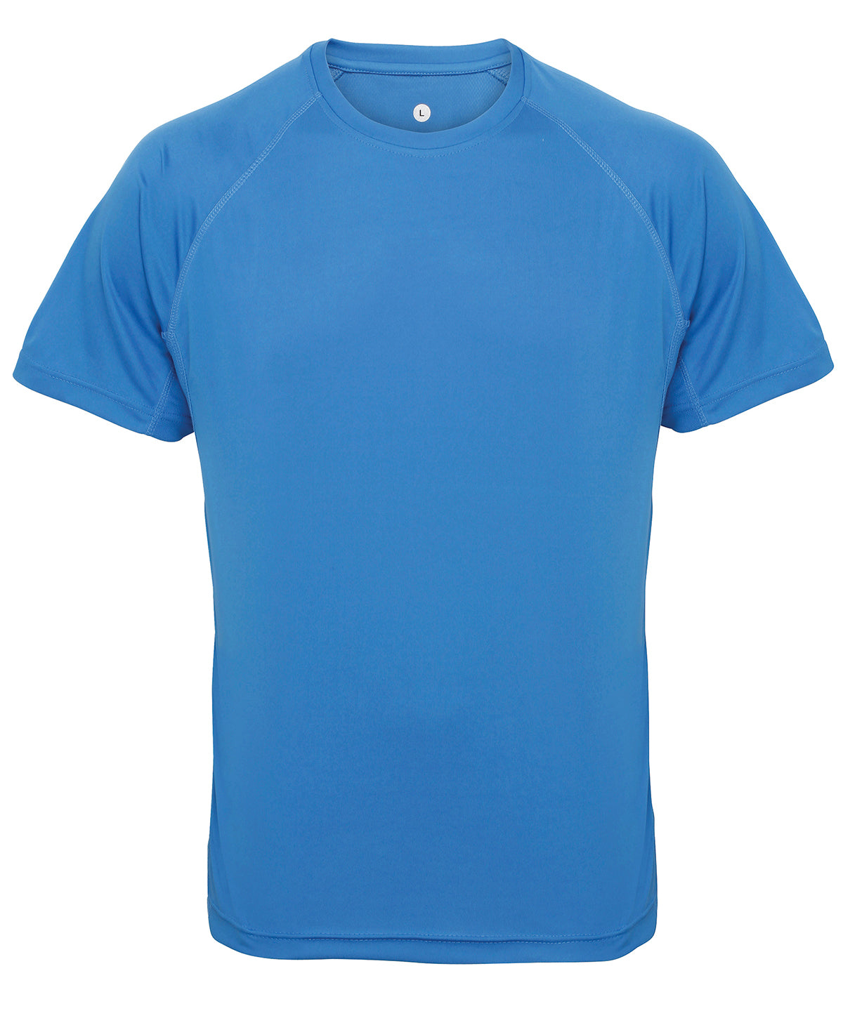 Slim-fit Tech T-shirt – Saffier Blauw